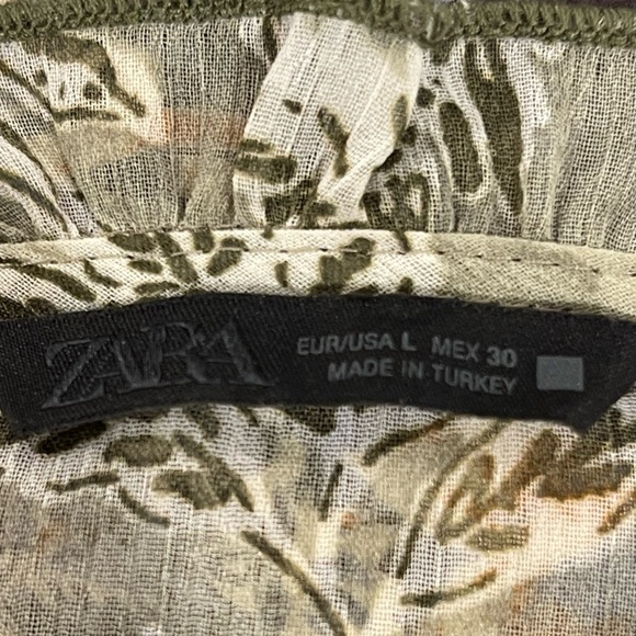 Zara Ruffled Multicolored Blouse - Picture 11 of 13